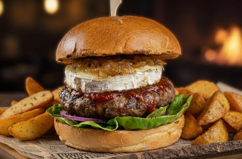 Hamburguesas a la parrilla